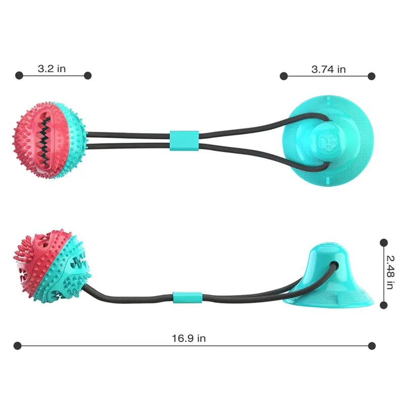 Pawzio GripBall™ Suction-Base Solo Play Toy