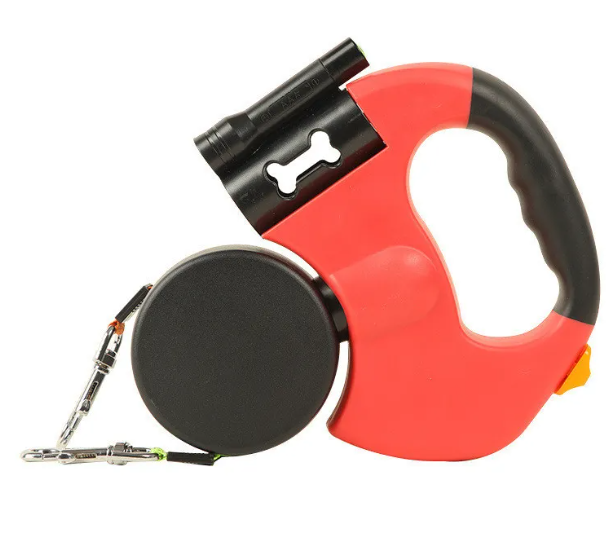 Pawzio Auto Double Dog Leash