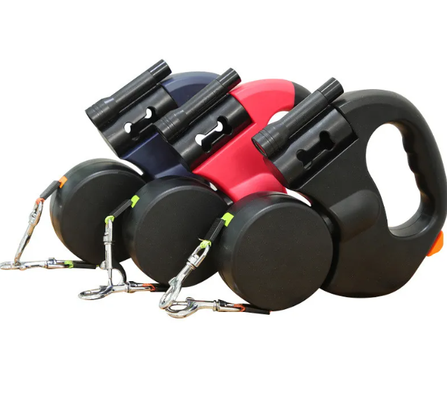 Pawzio Auto Double Dog Leash