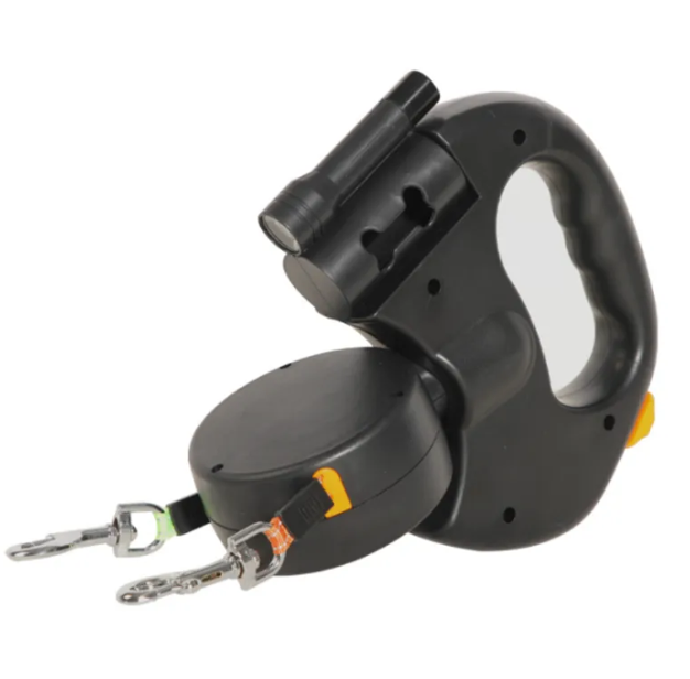 Pawzio Auto Double Dog Leash